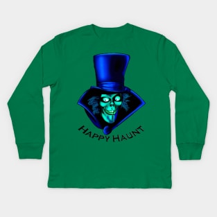 Hatbox Ghost Kids Long Sleeve T-Shirt